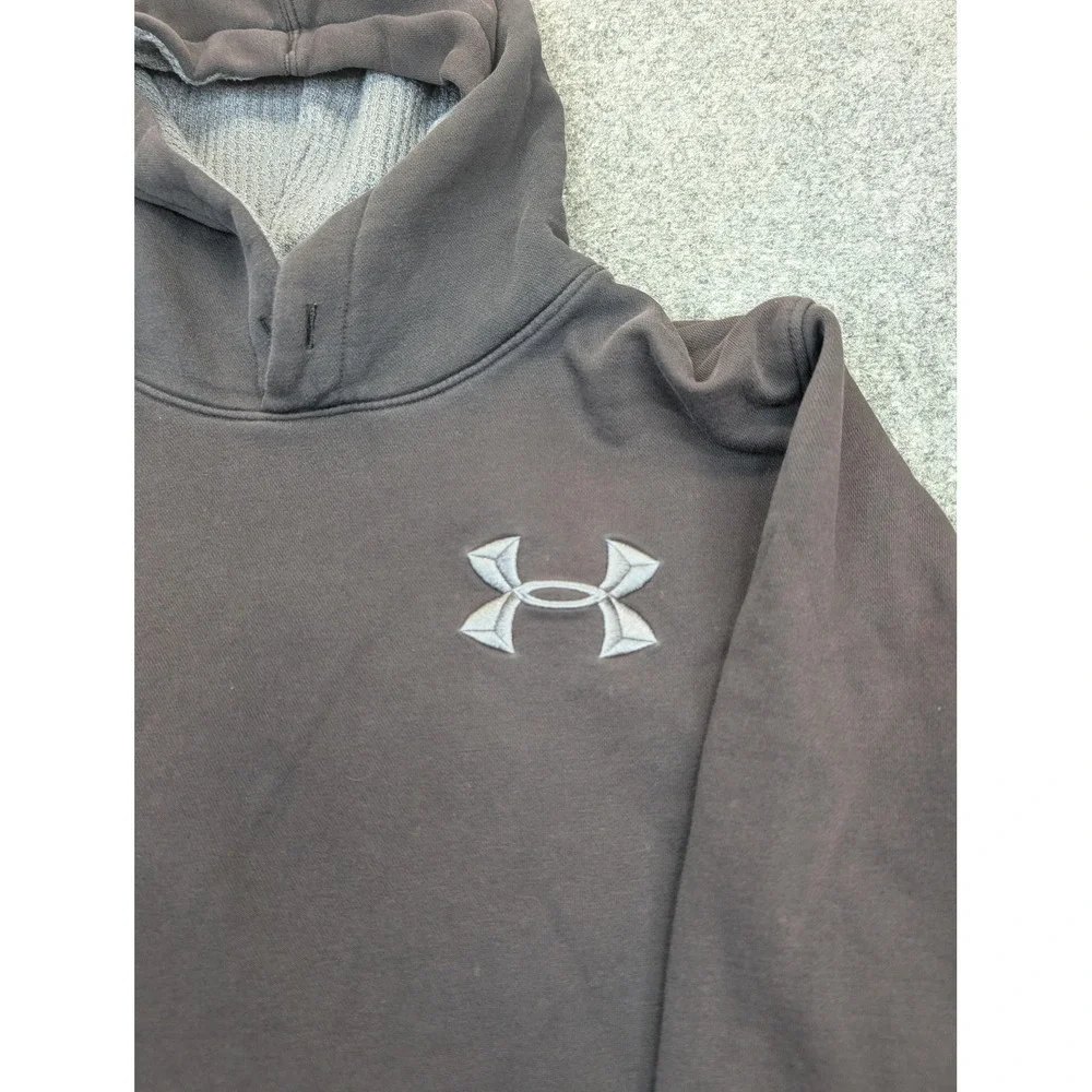 Under Armour Hoodie Mens‎ XL Gray UA Storm Pullover Kangaroo Pocket Logo